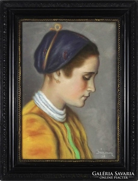 1J690 Gyula Sárossy: female portrait 1931