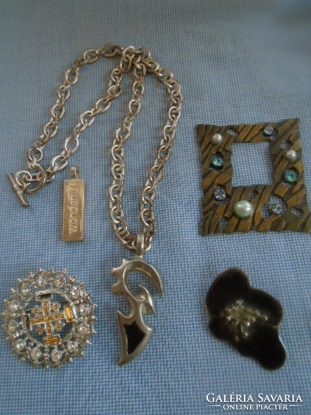 Scandinavian Swedish kuxux észer pack that were not used 5 pendants in 1 thick tiffany style
