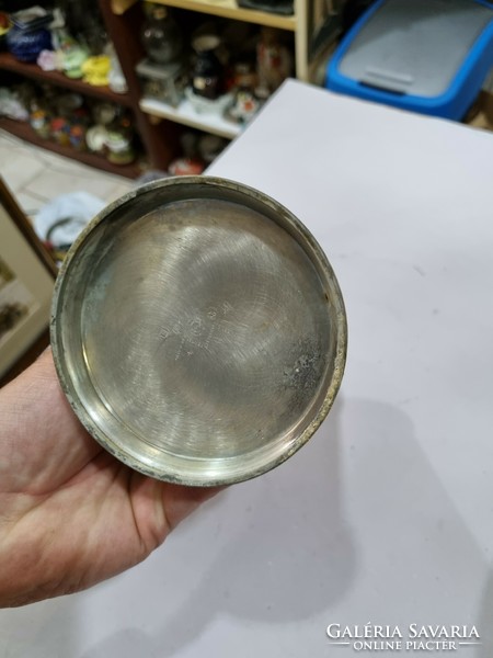 Old pewter cup