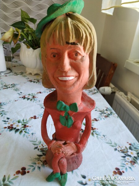 Ceramic statue of a well-known politician for sale!