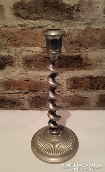 Decorative metal candle holder