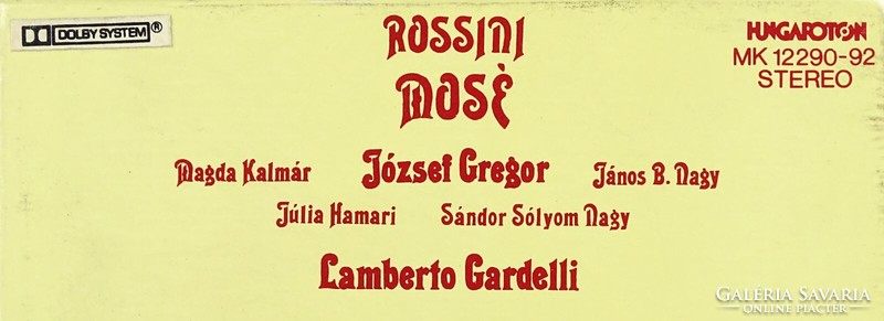 1J741 Rossini : Gardelli díszdobozos komolyzenei audiokazetta 1981