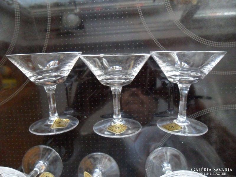 Salzburg crystal cognac set