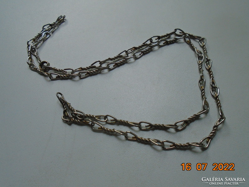 Steel necklace for men inspired by industrial shapes