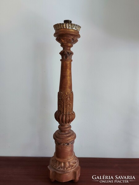XIX. No. Vegi wooden candle holder