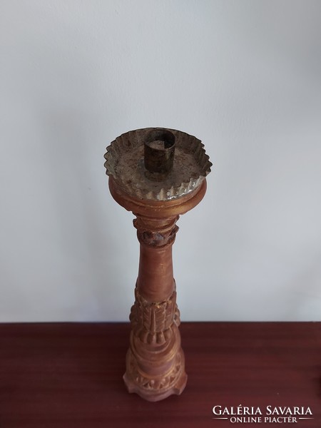 XIX. No. Vegi wooden candle holder