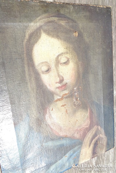 Mary, antique oil painting, probably 17th-18th century Century, Venice