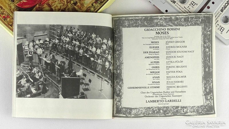 1J741 rossini : Gardelli gift boxed classical music audiocassette 1981