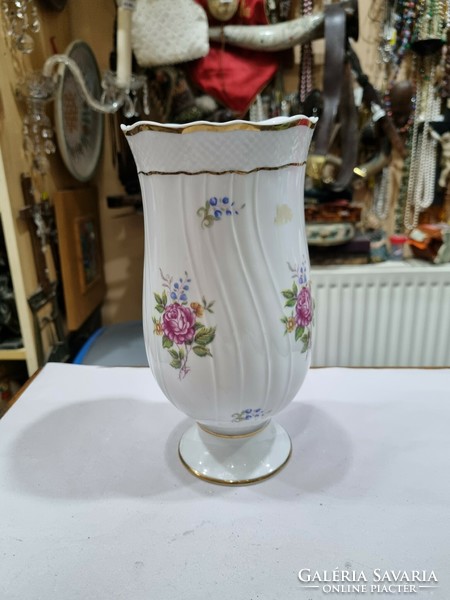 Hollóház porcelain vase