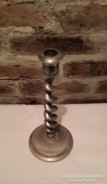 Decorative metal candle holder