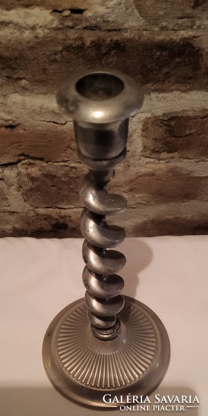 Decorative metal candle holder