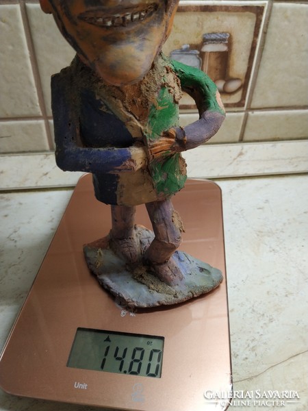 Ceramic statue of a well-known politician for sale!