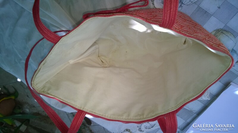 Retro shoulder bag-beach bag from the 70s, good condition