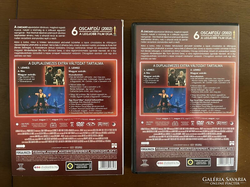 Chicago díszdobozos dupla lemezes extra változat DVD