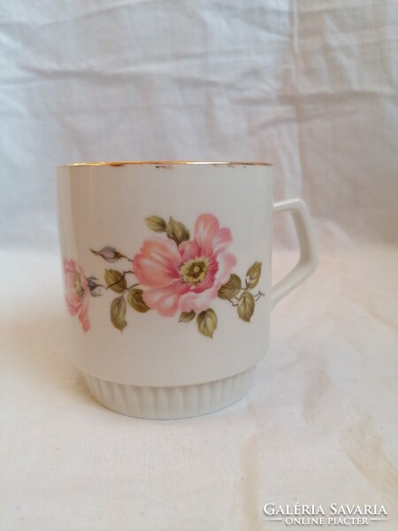 Zsolnay rose porcelain mug