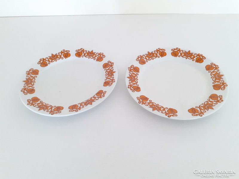 Retro Alföldi porcelán kis tányér 2 db