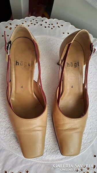Open side, leather, Högl sandals, size 37