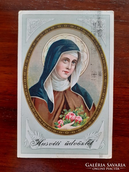 Old Easter religious postcard 1932 postcard