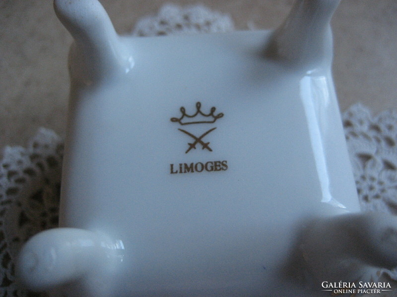 Limoges porcelán kis doboz