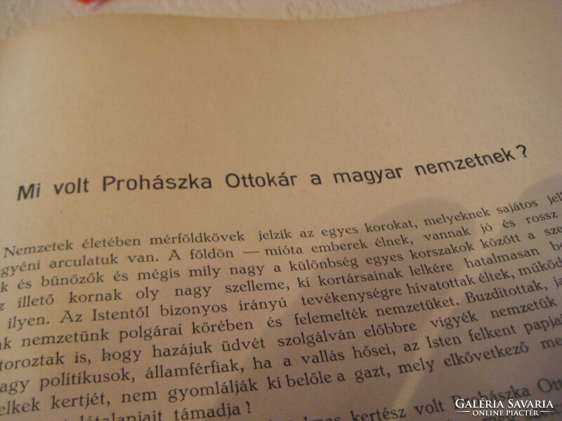 Prohászka Ottokár  Emlékalbum . 1927 . Kitűnő állapot