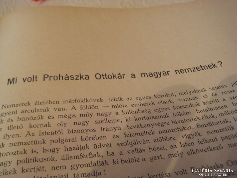 Ottokár Prohászka memorial album. 1927. Excellent condition