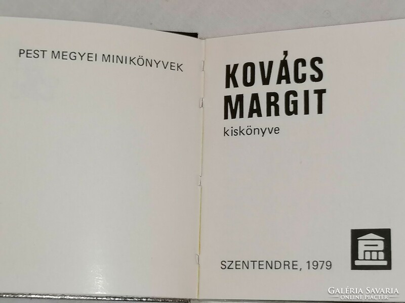 Kovács Margit kiskönyve Szentendre 1979. (minikönyv)