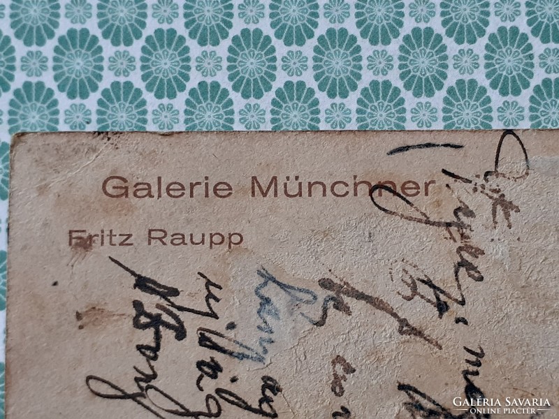 Régi képeslap 1920 Fritz Raupp művészi levelezőlap hölgyek