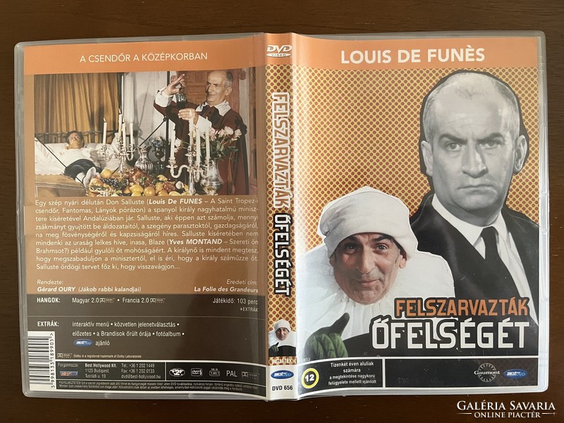 LOUIS DE FUNES - FELSZARVAZTÁK ŐFELSÉGÉT - DVD