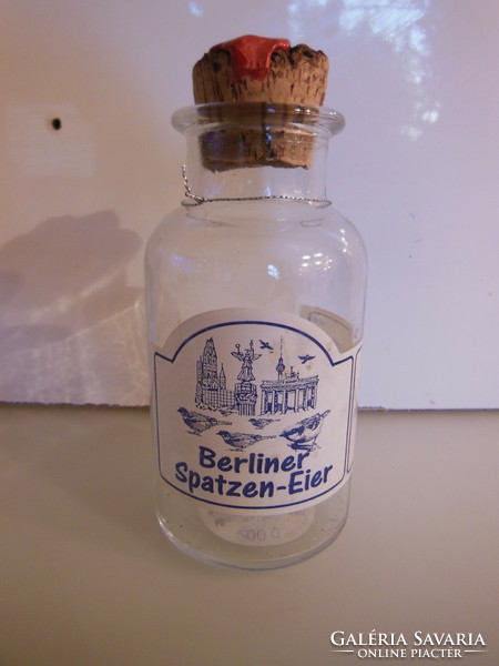 Bottle - glass - 15 x 7 cm - Austrian - flawless