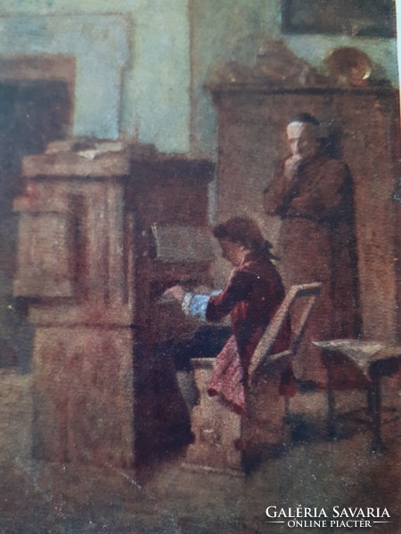 Régi képeslap 1917 Wiener Kunst művészi levelezőlap