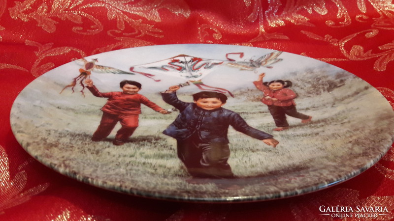 Children's decorative plate, porcelain plate 1. (M2053)