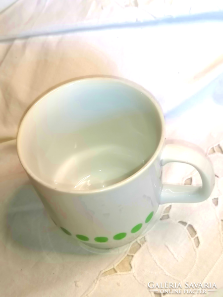 Retro, lowland rarer green dot cup, mug 1.