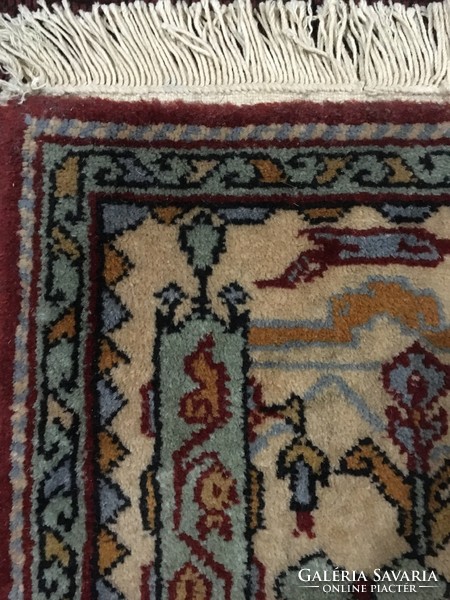Mini animal motif wool rug!!! 46X40cm!!!