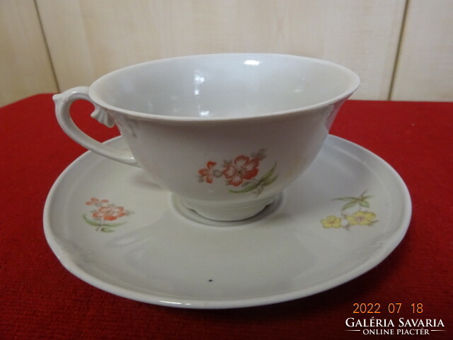 Drasche porcelain tea cup + saucer, six in one for sale. He has! Jokai.