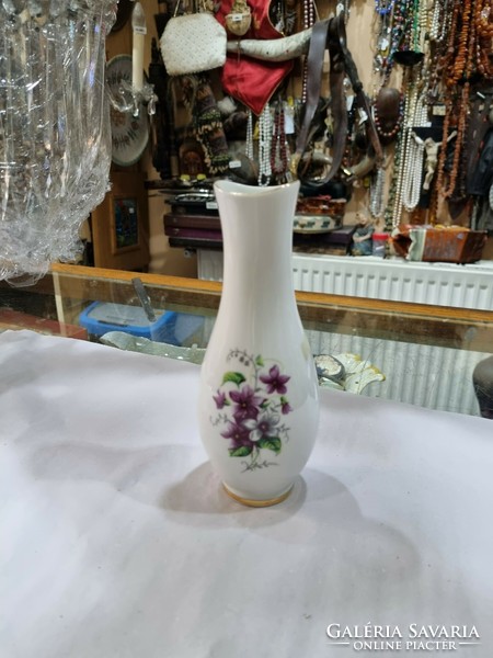 Hollóház porcelain vase