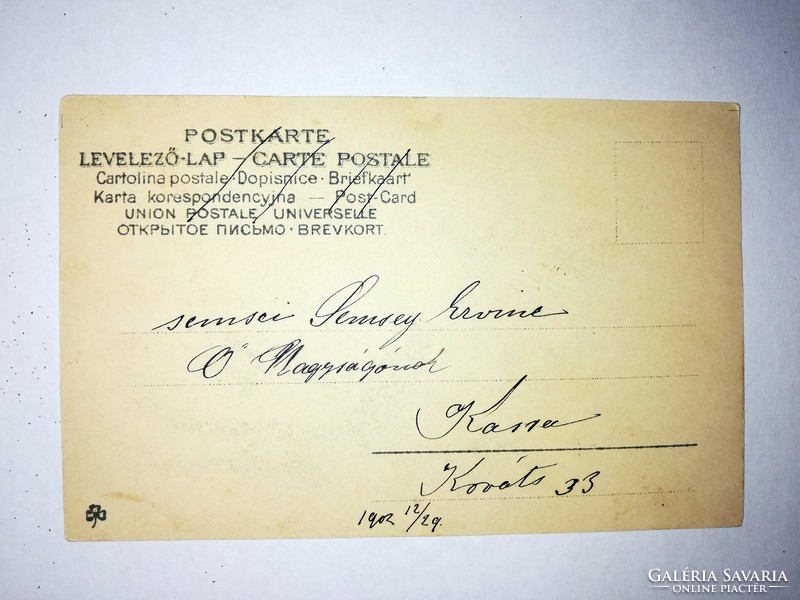 Chimney sweep litho buék postcard 1903. 311