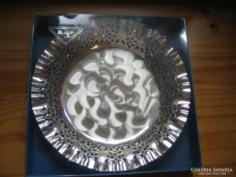 Bmf silver-plated tray in original box