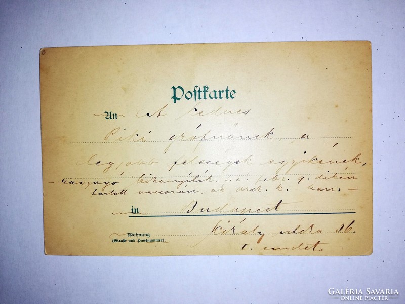A greeting card written in 1899 is a rarity! 313.