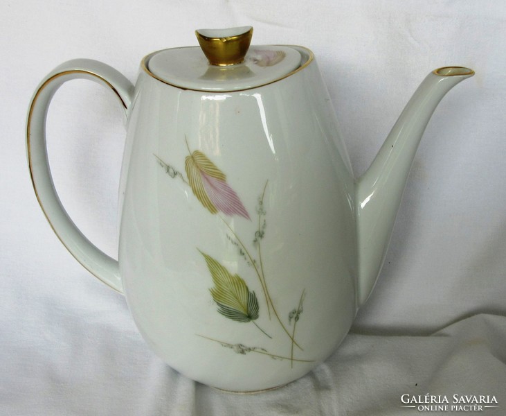 Bavaria porcelain tea and coffee pot, marked 19.5 cm high.