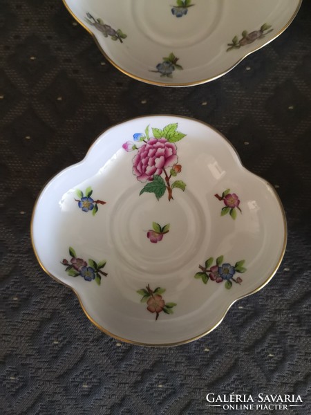 Herend Eton cup bottoms / compote plates, set of 6