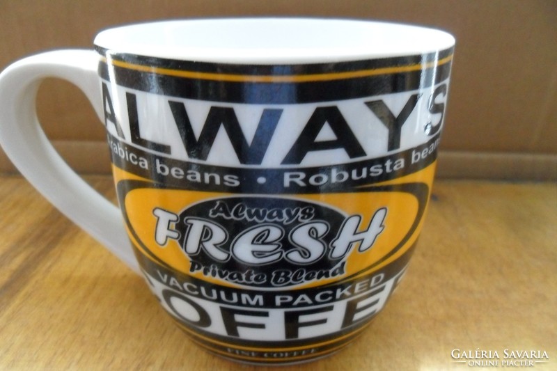 Rare collector's nostalgia mug, always fresh coffee