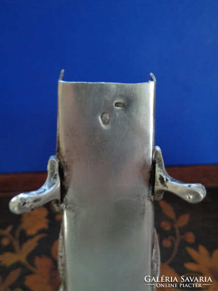 Fruity silver napkin holder approx. 1920
