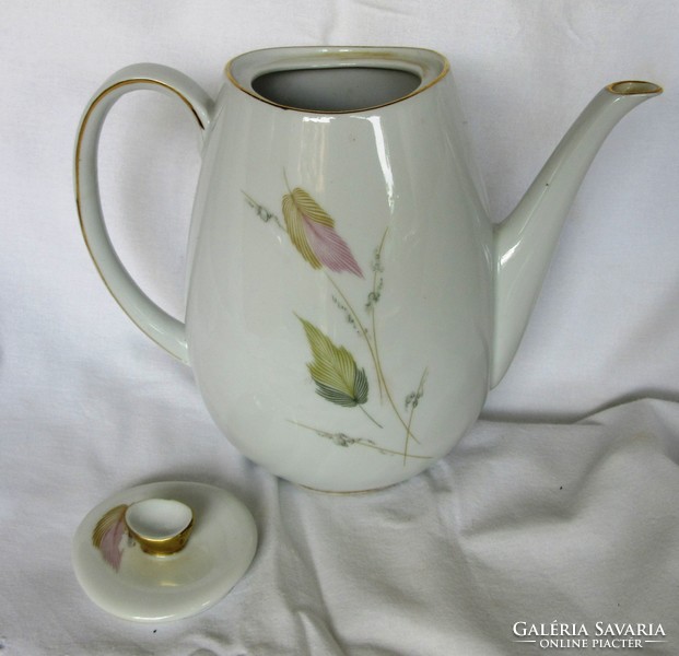 Bavaria porcelán teás, kávés kanna, jelzett 19,5  cm magas.
