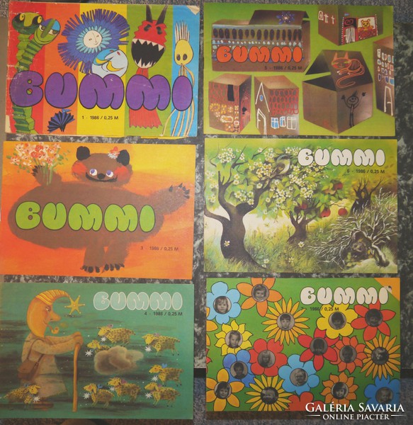 Bummi ndk ddr retro color german language children's newspapers 1986-87