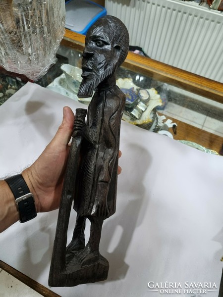 African wood carved figure