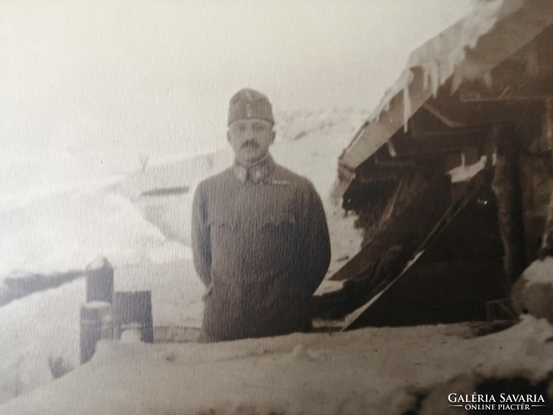 Military photo - bunker in the mountains