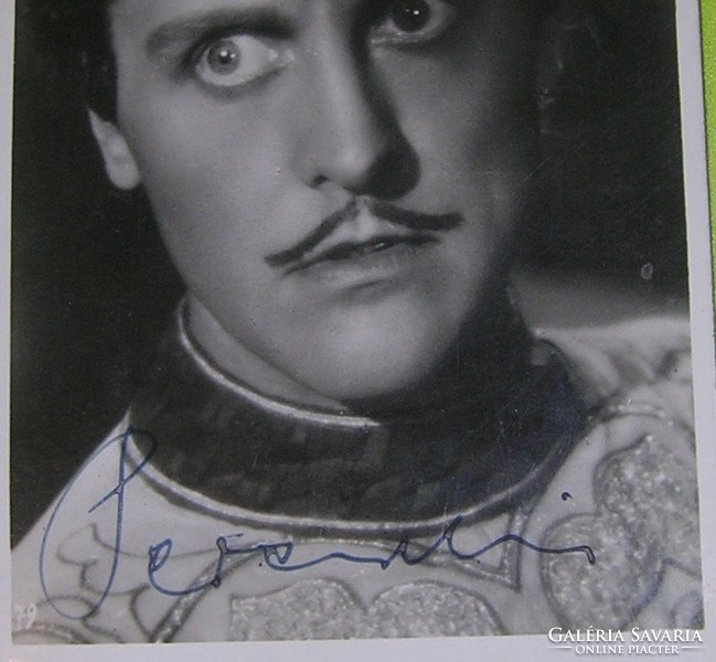 László Perényi autographed photo