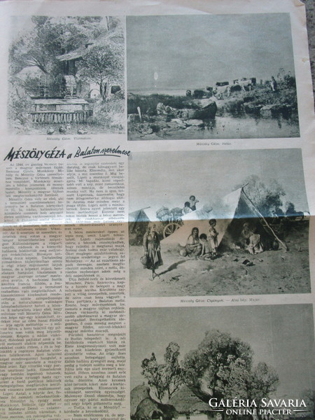 1944 Miklós Horthy Horthy of Nagybánya valiant on the title page. World War front picture Sunday newspaper magazine