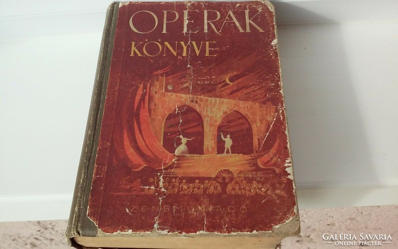 Operák 544 oldalas könyve 1955-ös  ritkaság