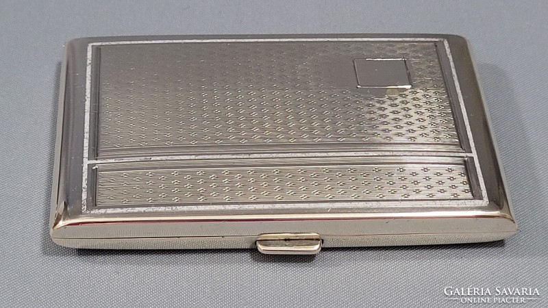 Silver cigarette holder box, cigarette tray small 78g